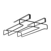 Metaltex Wijnglazenrek 20x28x7 cm Zwart - thumbnail