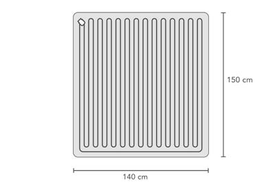 RoyalTextile - Swiss Nights Elektrische Deken - 1- en 2-persoons - Elektrische Deken 90W White - 140 x 150 RoyalTextile - Swiss Nights Elektrische Deken - 1- en 2-persoons - Elektrische Deken 90W White - 140 x 150
