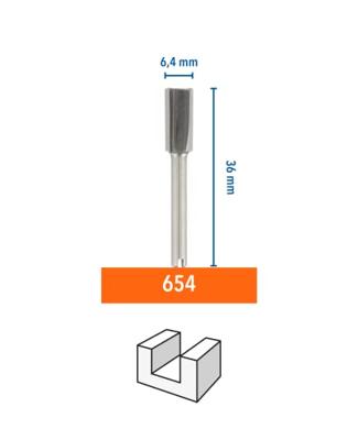 Dremel Frees (HSS) 6,4 mm (654) - 2615065432 - thumbnail