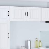 Keukenkast 2 pcs Wit 50 x 31 x 40 cm Bewerkt hout - thumbnail