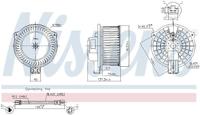 Nissens Interieurventilator 87630 6 Hatchback (GG) 6 Hatchback (GH) 157 mm - thumbnail
