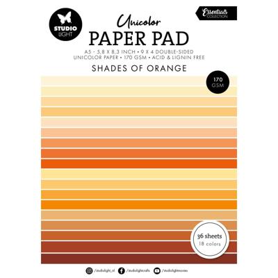 Studio Light • essentials unicolor paper pad shades of orange
