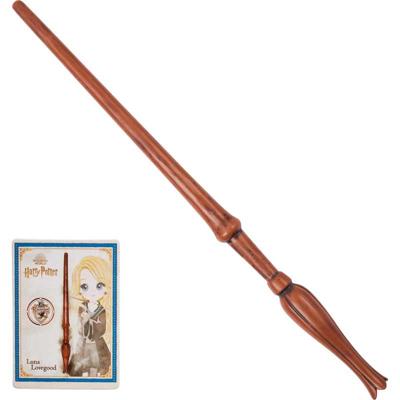 Wizarding World Harry Potter toverstaf met spreukkaart Loena Leeflang - 30 cm
