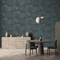 Dutch Wallcoverings Khalili - Mirissa Blue - Blauw - thumbnail