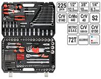 Mechanische gereedschapsset Yato YT-38941 - thumbnail