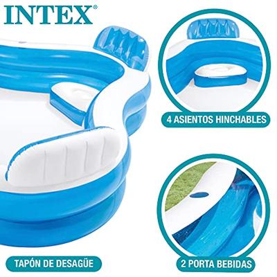 Intex opblaasbaar zwembad met opblaasstoeltjes