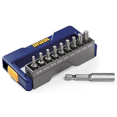 Irwin IR 10PC IB Bitset (TX): IB Torx, 10-delige set + schroefbithouder - 1868197