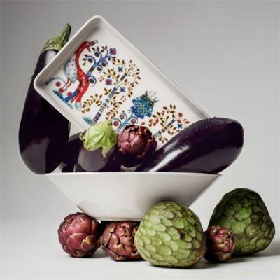 IITTALA - Taika Wit - Diep bord 20cm deco nieuw IITTALA - Taika Wit - Diep bord 20cm deco nieuw