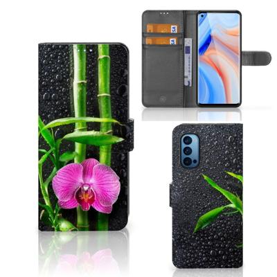 OPPO Reno 4 Pro 5G Hoesje Orchidee OPPO Reno 4 Pro 5G Hoesje Orchidee