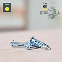 Rapid Hollewandpluggen | Ø11x37 | 6-16 mm plaatdikte | 40 kg draagkracht - 5001563 - thumbnail