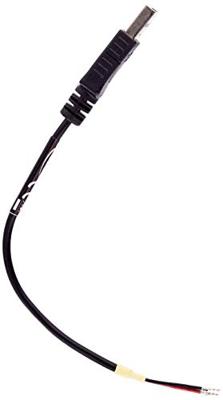Delock USB-kabel USB 2.0 USB-A stekker, Open kabeleinde 0.10 m Zwart 85250 - thumbnail