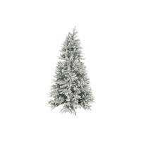 Kerstboom Home ESPRIT Wit Polyethyleen Besneeuwd 120 x 120 x 210 cm - thumbnail