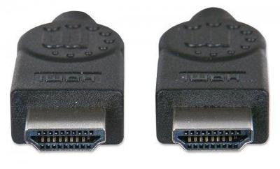 Manhattan 353274 HDMI-kabel HDMI Aansluitkabel HDMI-A-stekker, HDMI-A-stekker 7.50 m Zwart 4K UHD