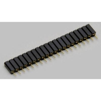 TRU COMPONENTS Female header (precisie) Aantal rijen: 1 Aantal polen per rij: 12 TC-2506457 1 stuk(s)
