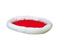 TRIXIE MAND ROND WOLWIT / ROOD 47X38X6 CM - thumbnail