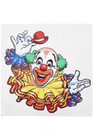 Raamsticker clown - thumbnail