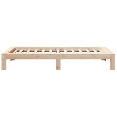 Bedframe zonder matras massief grenenhout 100x200 cm