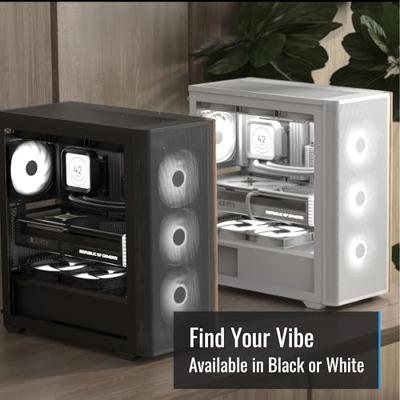 Aerocool D501A Midi Tower Zwart