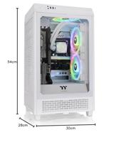 Thermaltake The Tower 200 Mini-tower PC-behuizing Wit - thumbnail