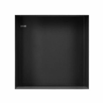 Looox Colour BoX inbouwnis - 30x30x10cm - RVS Zwart mat cbox30mz Looox Colour BoX inbouwnis - 30x30x10cm - RVS Zwart mat cbox30mz
