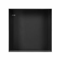 Looox Colour BoX inbouwnis - 30x30x10cm - RVS Zwart mat cbox30mz - thumbnail