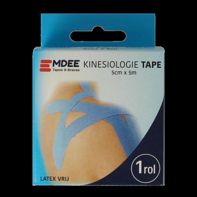 Emdee Kinesio tape licht blauw non cut 1 Rol