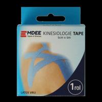 Emdee Kinesio tape licht blauw non cut 1 Rol - thumbnail