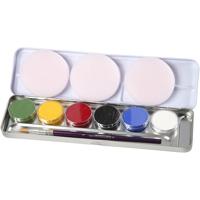 Eulenspiegel Schmink, diverse kleuren, 6 kleur/ 1 set - thumbnail