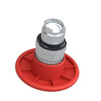 Schneider Electric ZB4BX84 ZB4BX84 Terugstelbaar, Vergrendelbaar (Ø) 22 mm Zonder markering Chroom, Rood 1 stuk(s) - thumbnail