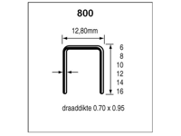 Dutack Niet serie 800 Cnk 10 mm doos 10 duizend - 5088019 - thumbnail