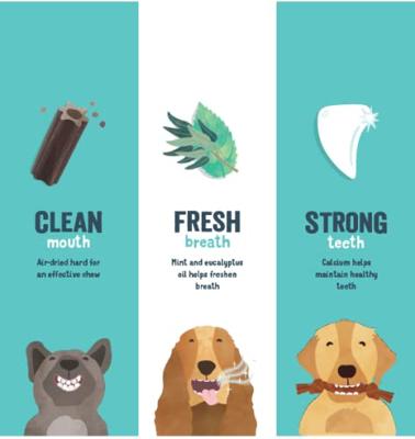 Doggy dental straw&mint m 7p Edgard & Cooper - Edgard en cooper Doggy dental straw&mint m 7p Edgard & Cooper - Edgard en cooper