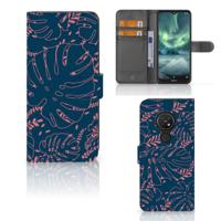 Nokia 7.2 | Nokia 6.2 Hoesje Palm Leaves - thumbnail