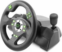Esperanza EGW101 game controller Stuur Playstation,Playstation 3 Digitaal USB Zwart, Groen - thumbnail