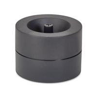 MAUL papercliphouder Pro ECO magnetisch, Ø7.3x6cm, 85% gerecycled kunststof zwart - thumbnail