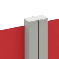 Windscherm uittrekbaar 140x1200 cm rood - thumbnail