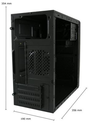 LC Power LC-POWER - LC Power 2015MB - Tower - micro ATX - keine Spannungsversorgung Micro-tower PC-behuizing Zwart LC Power LC-POWER - LC Power 2015MB - Tower - micro ATX - keine Spannungsversorgung Micro-tower PC-behuizing Zwart