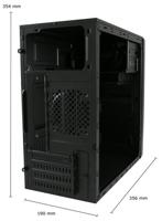 LC Power LC-POWER - LC Power 2015MB - Tower - micro ATX - keine Spannungsversorgung Micro-tower PC-behuizing Zwart - thumbnail