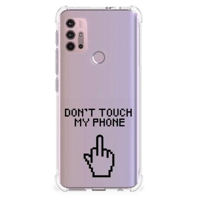 Motorola Moto G30 | G20 | G10 Anti Shock Case Finger Don't Touch My Phone Motorola Moto G30 | G20 | G10 Anti Shock Case Finger Don't Touch My Phone