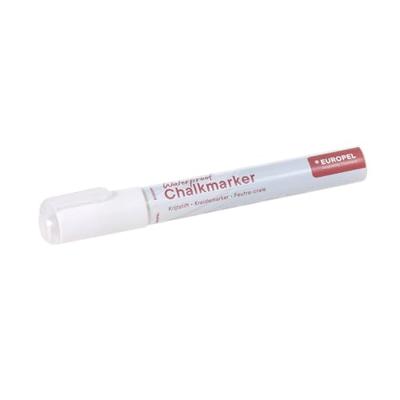 Krijtstift europel watervast 3-6mm wit