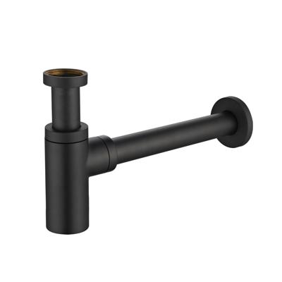 Wiesbaden Sifon Star Luxe Muurbuis met Roset 5/4" Mat-zwart