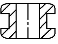 HellermannTyton HV1210-PVC-BK-M1 Kabeldoorvoering Klem-Ø (max.) 6 mm Plaatdikte (max.) 2 mm PVC Zwart 1 stuk(s) - thumbnail