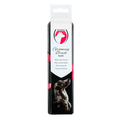 Excellent Pets Grooming Brush Medium zwart