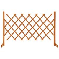 VidaXL Tuinlatwerk 120x90 cm massief vurenhout oranje - thumbnail