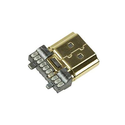 LogiLink CHP001 HDMI Adapter [1x Open kabeleinde - 1x HDMI-stekker] Zwart, Zilver