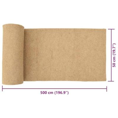 VidaXL Hennepmat voor knaagdieren 0,5x5 m 5 mm VidaXL Hennepmat voor knaagdieren 0,5x5 m 5 mm