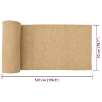 VidaXL Hennepmat voor knaagdieren 0,5x5 m 5 mm - thumbnail