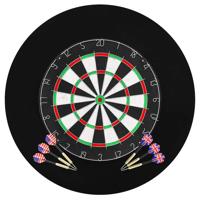 VidaXL Dartbord professioneel met 6 darts en surround sisal - thumbnail