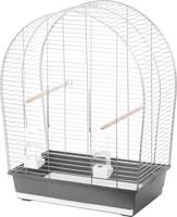 Interzoo Vogelkooi sylvia zliver/grijs - thumbnail