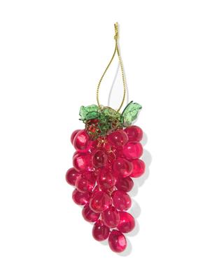 HEMA Kersthanger 11cm plastic druiven