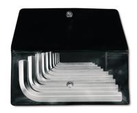 Beta 10-delige set haakse inbussleutels, verchroomd (art. 96) in etui 96/B10 - 000960380 - thumbnail